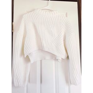 It’s knit crop top